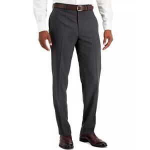 Marc New York by Andrew Marc Men's Grey Modern-Fit Suit Dress Pants Size 36x32
